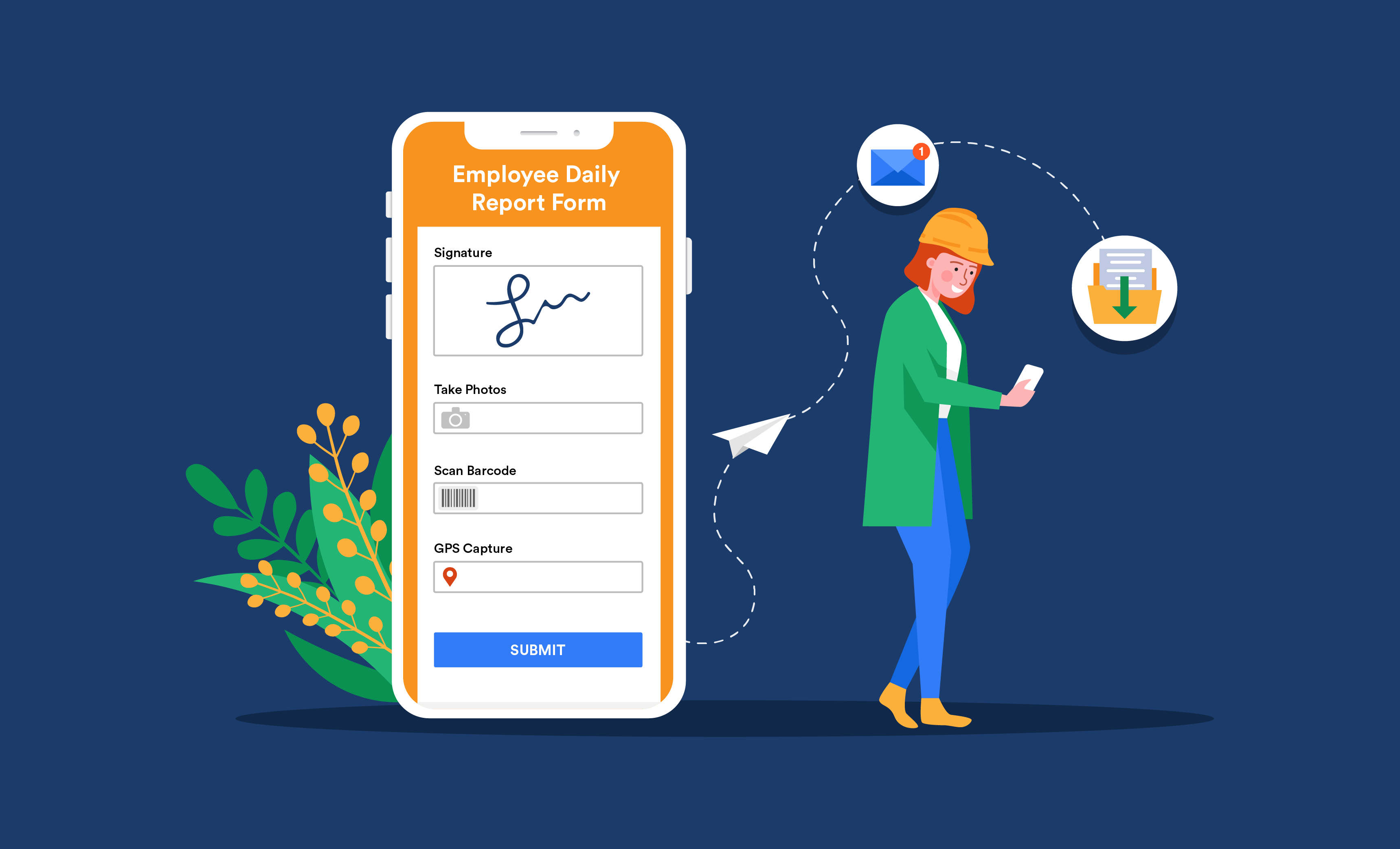 Captura de pantalla del software para toma de datos