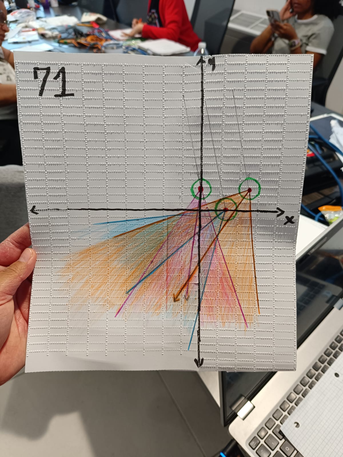 Investigador trabajando con abejas en campo